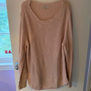 Light pink comfy Loft Sweater